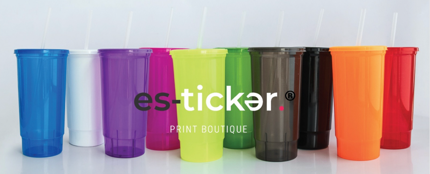 100 básicos 850ml + 100 planillas de stickers de papel estándar