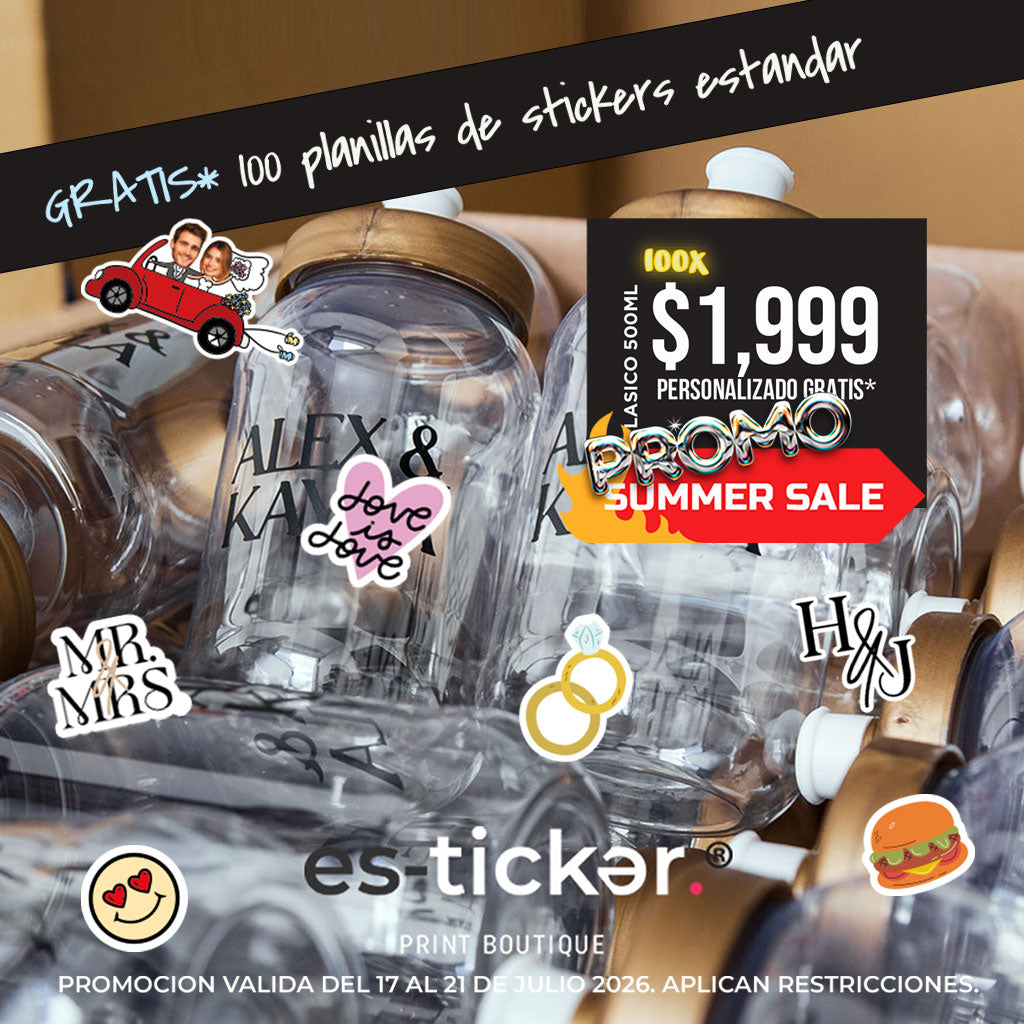 PROMO 100 Clásicos + planillas de stickers estándar para decorar