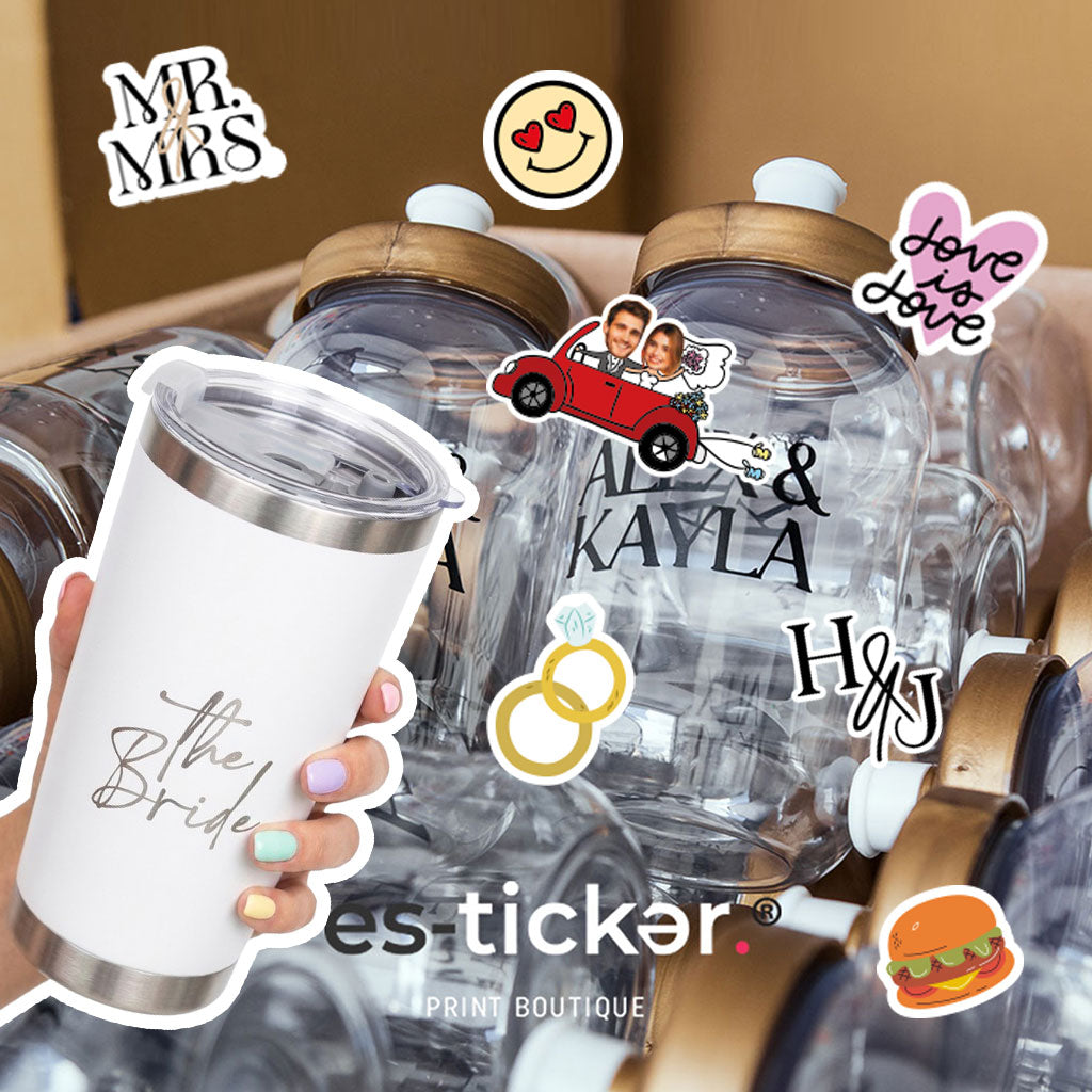 Kit Fiesta Premium: Cilindros + Stickers + 2 Termos con Láser